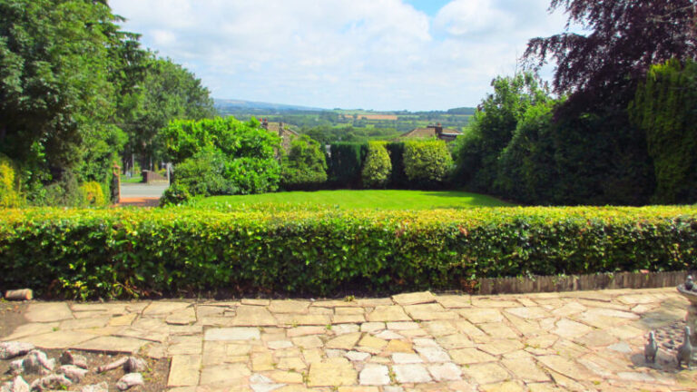 large garden in standish Wigan with beautiful view of Rivington pike